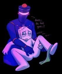 battat_(deltarune), cowboy_mike_(deltarune), jongler_(deltarune), pippins_(deltarune), small_mike_(deltarune)