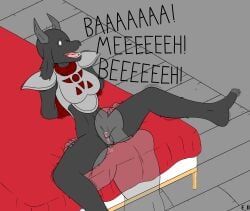 anon, anthro, armor, arms_tied, barefoot