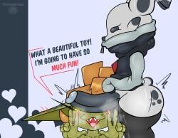 linyxart, anthro, ass, balls, big_balls