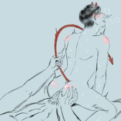 cho_sang-woo, devil_tail, gay_sex, male, male/male