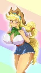 applejack_(mlp), equestria_girls, my_little_pony, umamusume, josetomedasco