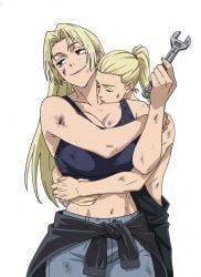 haruta_shigemo, yuki_tsukumo, jujutsu_kaisen, blonde-haired_female, blonde-haired_male