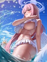 mika_(blue_archive), mika_(swimsuit)_(blue_archive), seia_(blue_archive), blue_archive, trinity_general_school_student