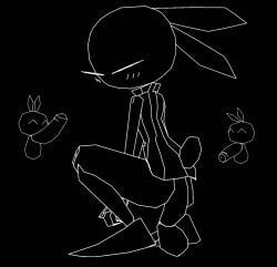 vibri, vib-ribbon, sharpybutts, 4_fingers, ambiguous_penetration