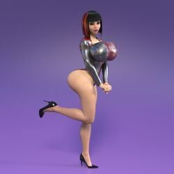 wool74, 1girls, ass_bigger_than_head, ass_enlargement, ass_expansion