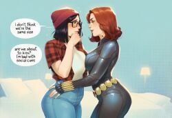 black_widow_(marvel), darcy_lewis, natasha_romanoff, avengers, marvel