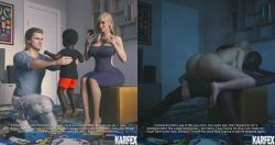 regina_(karfex), blacked, karfex, 1boy, 1girls