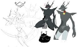 roaring_knight, deltarune, undertale_(series), black_body, herm