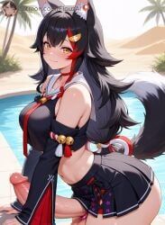 ookami_mio, hololive, hololive_gamers, hololive_japan, flouzai
