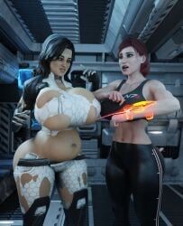 commander_shepard, miranda_lawson, bioware, mass_effect, sekaithereturn