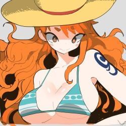 nami_(one_piece), protagonist, one_piece, one_piece:_fishman_island_arc, shonen_jump