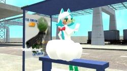 karen_(smg4), karen_katphish, smg4, kaibernation, bench