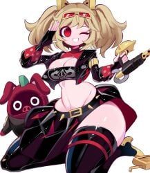 bangboo_(zenless_zone_zero), burnice_white, red_moccus_(zenless_zone_zero), zenless_zone_zero, reinsleif