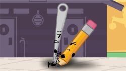 needle_(bfdi), pencil_(bfdi), battle_for_dream_island, object_shows, funnels