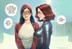 black_widow_(marvel), darcy_lewis, natasha_romanoff, avengers, marvel