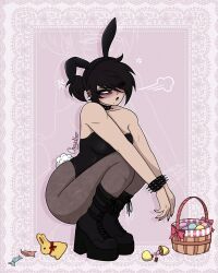 creepypasta, easter, creepcoffin, 1girls, angry