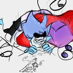giga_queen, queen_(deltarune), tenna_(deltarune), deltarune, deltarune_chapter_2