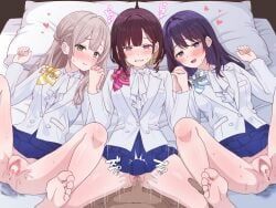 hanazono_sayaka, izuki_michiru, kazeshiro_yuki, hololive, paingoro