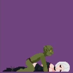 vampire's_knight, nubeedev, 1boy, 1girls, arms_behind_back