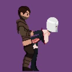vampire's_knight, nubeedev, 1boy, 1girls, arm_grab