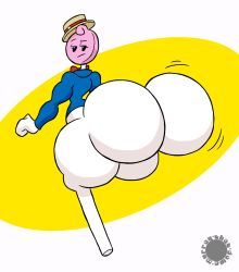 luke_wigglebig_(pajama_sam), pajama_sam_(series), thatdawgmurray, 1boy, 1femboy
