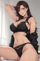 1girls, alone, arm_behind_head, arm_up, arms