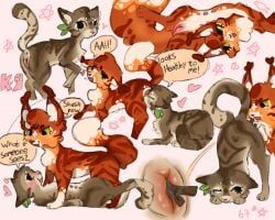 leafpool_(warriors), squirrelflight_(warriors), warriors_(cats), yocanine, 2girls