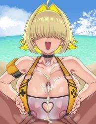 elegg_(boom_and_shock)_(nikke), elegg_(nikke), goddess_of_victory:_nikke, hiyoko_spot, 1boy