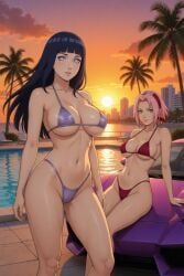 gtav_cover_girl, haruno_sakura, hyuuga_hinata, sakura_haruno, boruto:_naruto_next_generations