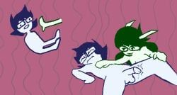 jade_harley, john_egbert, homestuck, ms_paint_adventures, animal_humanoid