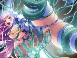 shugo_seijo_prism_saber, kumacchi, 1girl, ahegao, ass