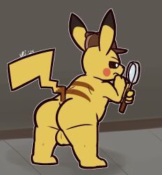 detective_pikachu, generation_1_pokemon, pikachu, pokemon_(species), nintendo