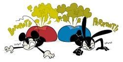 mickey_mouse, oswald_(character), thiccey_mouse, disney, epic_mickey