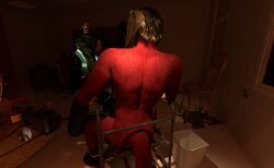anthro, bondage, bound, captured, chair