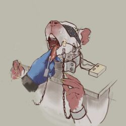 toilet_(contort_desire), contort_desire, ambiguous_gender, anthro, blindfold