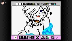 colette_(brawl_stars), brawl_stars, mario_paint, female, pixel_art