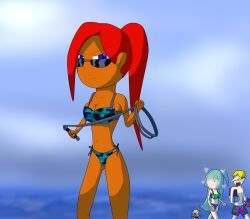 nevada_montecarlo, vivian_(fossil_fighters), fossil_fighters, nintendo, 1dog