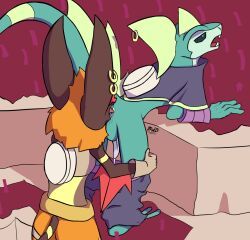 basilisk_leaper_(windblown), bat_leaper_(windblown), windblown_(game), anal, anal_orgasm