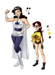 audrey_page, golden_girl, sarah_sterling, silver_queen_(the_developing_adventures_of_golden_girl), the_developing_adventures_of_golden_girl