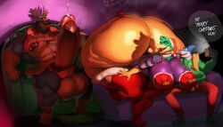 alex_(rhynobullraq), duke_nauticus, joker_(rhynobullraq), christmas, holidays