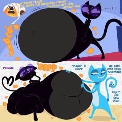 blossom_(fetch_with_ruff_ruffman), fetch!_with_ruff_ruffman, afraart, anthro, anthro_pred