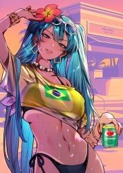brazilian_miku, gta_vi_cover_girl, hatsune_miku, grand_theft_auto_vi, qiandaiyiyu