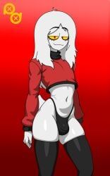 puffle_jhebb_(puffledreemurr), puffledreemurr, 1femboy, black_stockings, black_thong