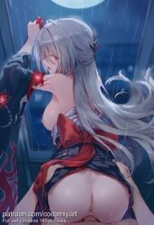 acheron_(honkai:_star_rail), honkai:_star_rail, cocomiyart, 1boy, 1girl