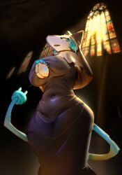 tasque_manager_(deltarune), tasque_manager_(nun), deltarune, deltarune_chapter_2, deltarune_chapter_5