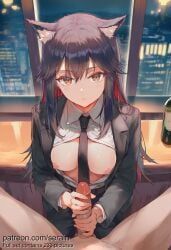 texas_(arknights), arknights, serain, 1boy, 1girl