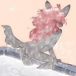 djannetur_(character), djannetur, areola, artificial_insemination, bathtub