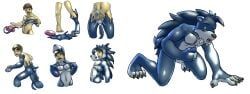 zing_(character), rei98, 4_toes, 5_toes, after_transformation