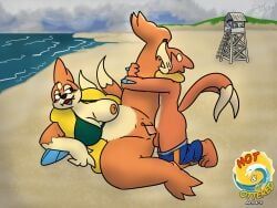 background_character, buizel, floatzel, generation_1_pokemon, generation_4_pokemon
