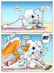 lanolin_the_sheep, tails_the_fox, idw_publishing, sega, sonic_(series)